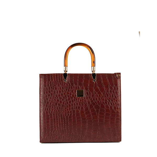 Classyve Crocello Brown Tote Bag
