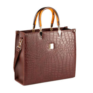 Classyve Crocello Brown Tote Bag