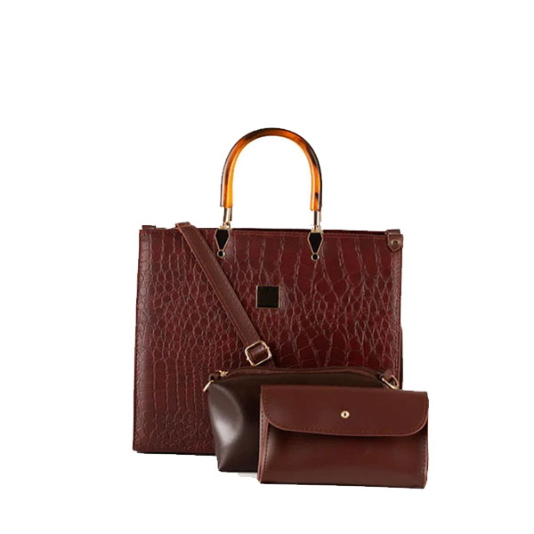 Classyve Crocello Brown Tote Bag - Image 3